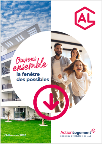 Téléchargement de la plaquette chiffres clés du Groupe Action Logement