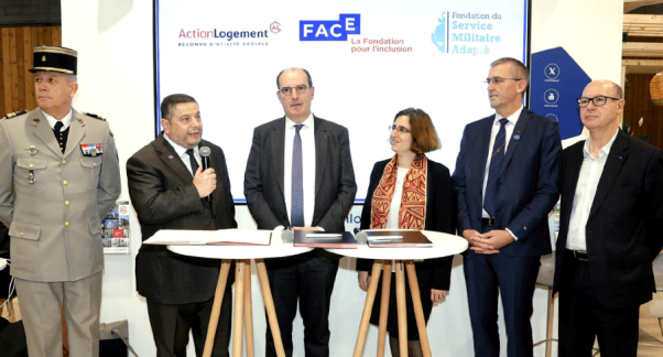 Photo Action Logement et la Fondation du Service Militaire